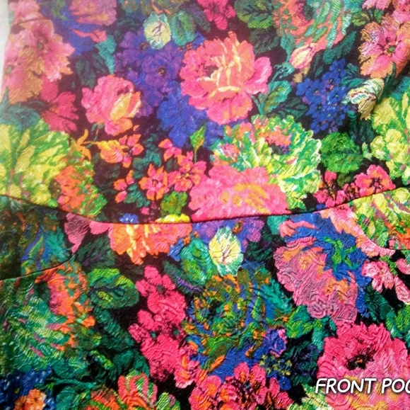 I, Madeline Multi-Colored Floral Mini dress - Picture 4 of 8